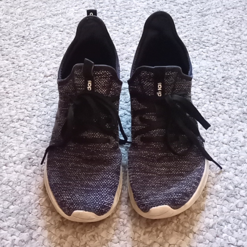 Adidas Cloudfoam Black Running Shoes